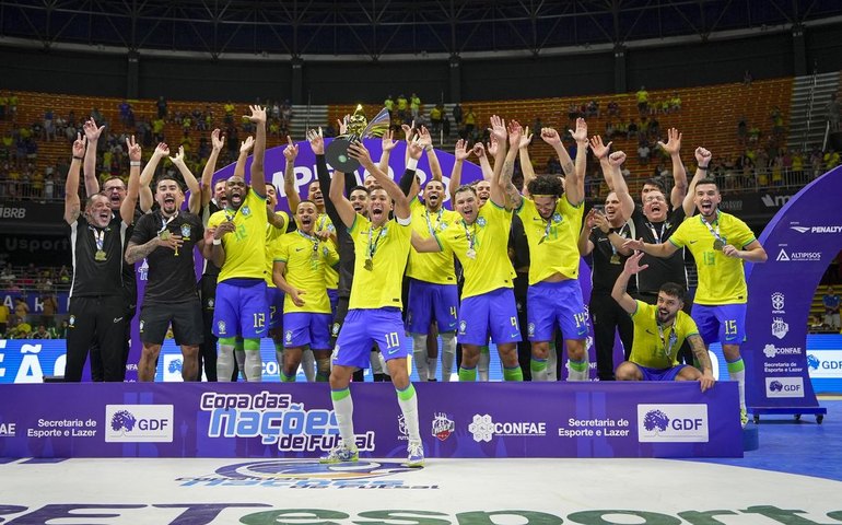 Brasil conquista a Copa das Nações de Futsal