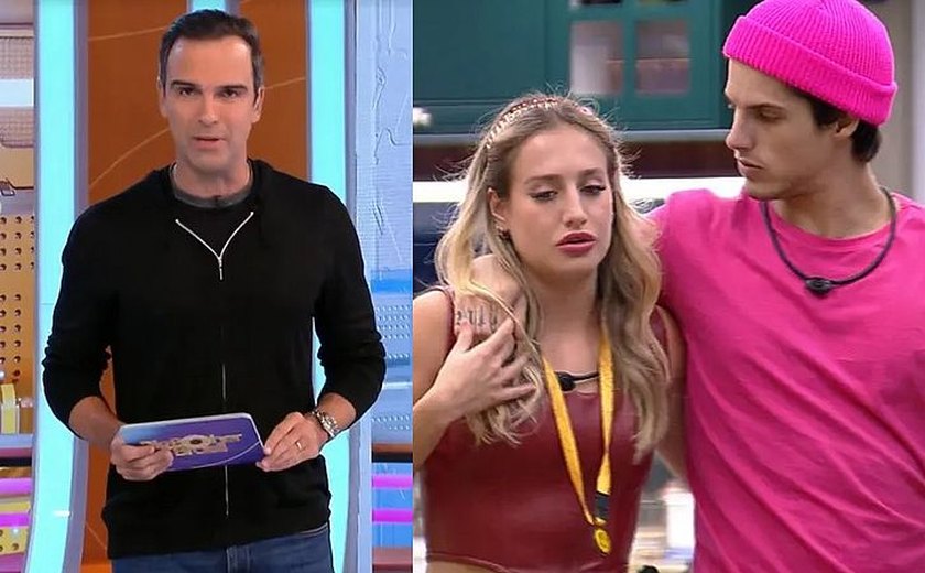 Tadeu Schmidt cita relação tóxica ao falar de Gabriel e Bruna