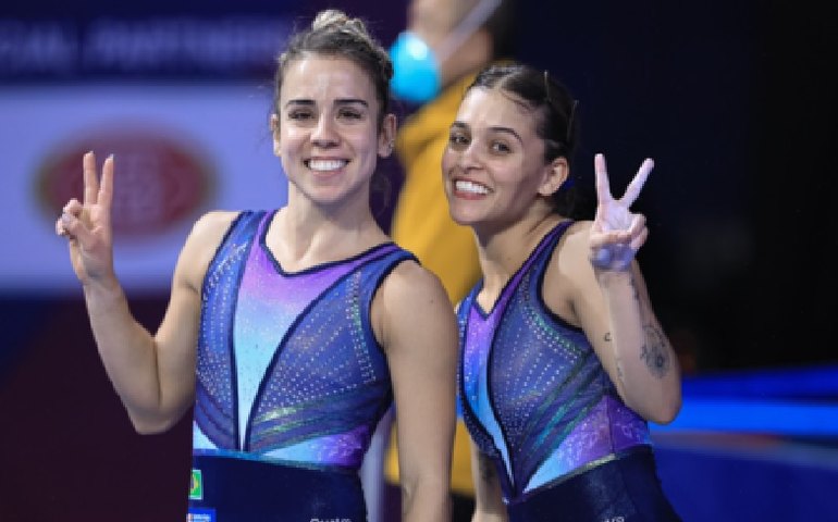 Brasileiras lideram qualificatória da Copa do Mundo de Ginástica e Trampolim