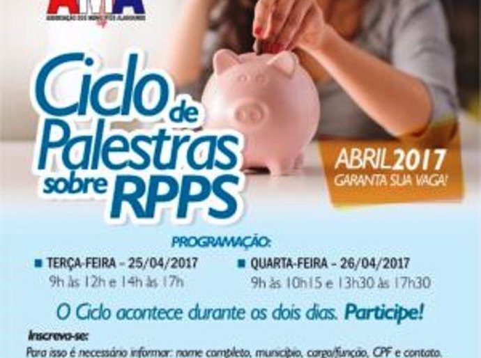 Inscrições abertas para ciclo de palestras sobre Previdência Própria
