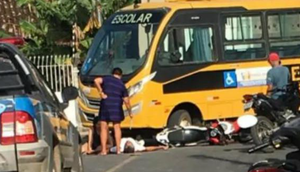 Motociclista morre após colidir com ônibus em Simão Dias / Foto: Foto: Portal A8SE/Reprodução