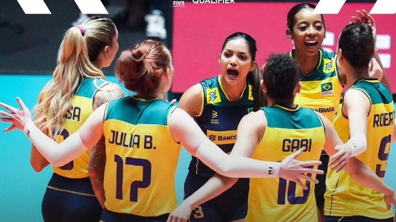 Seleção feminina de vôlei passeia contra Argentina e inicia pré-olímpico com vitória