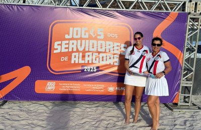 MPE conquista ouro no Beach Tennis e Vôlei de Praia Feminino nos Jogos dos Servidores de Alagoas 2025