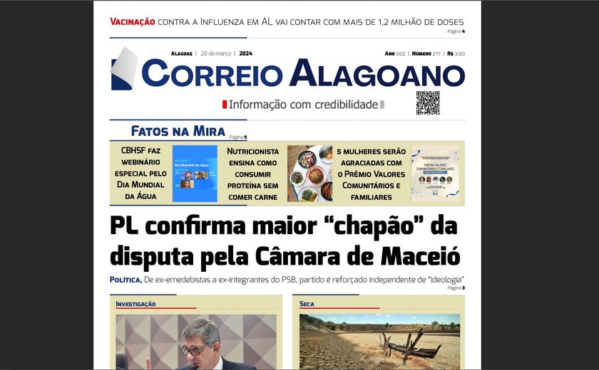 PL confirma maior “chapão” da disputa pela Câmara de Maceió