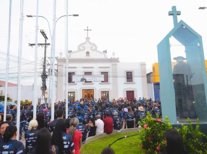 Mais de mil Romeiros de Campo Alegre seguem na 13ª Romaria ao Juazeiro do Norte no Ceará