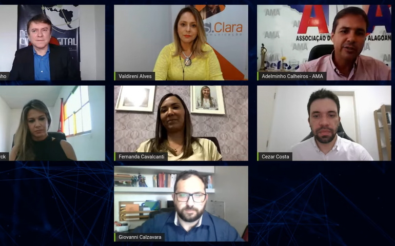 Webinar das Cidades Digitais da Região de Maceió e Leste Alagoano reúne mais de 40 Prefeituras