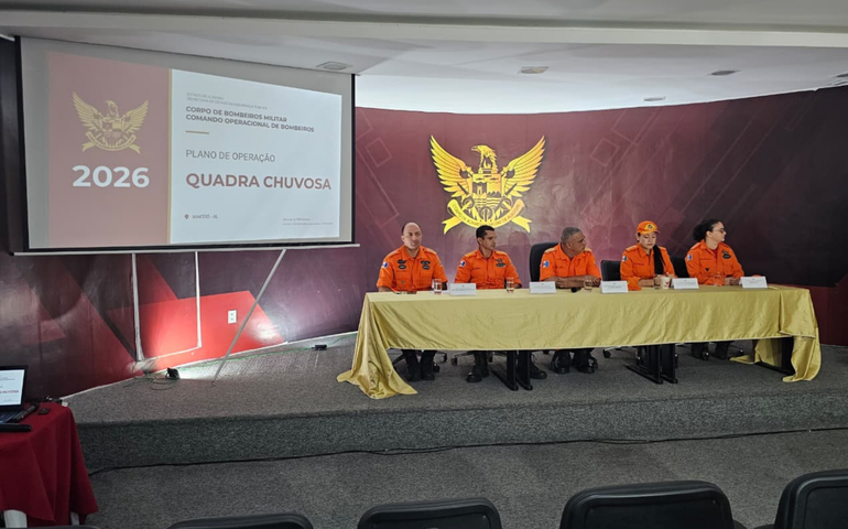 Corpo de Bombeiros de Alagoas apresenta Plano Operacional para quadra chuvosa de 2026