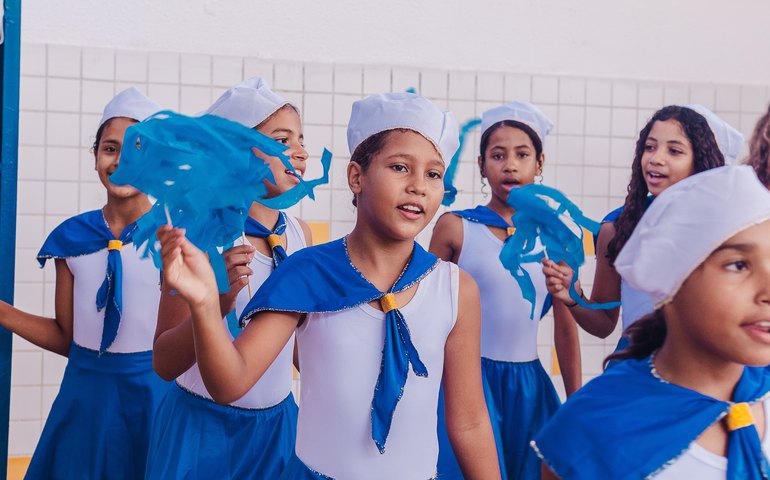 Estudantes realizam atividades culturais em homenagem ao folguedo Fandango