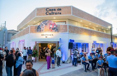 Casa da Cultura é reinaugurada com celebração das manifestações culturais arapiraquenses