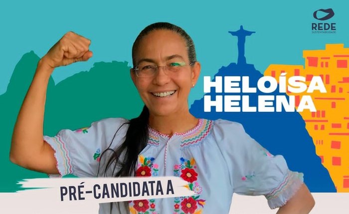 Heloísa Helena divulgou cartaz sobre candidatura no Instagram