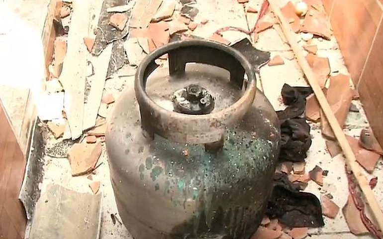 Uma das vítimas de explosão provocada por vazamento de gás teve 100% do corpo atingido pelas chamas