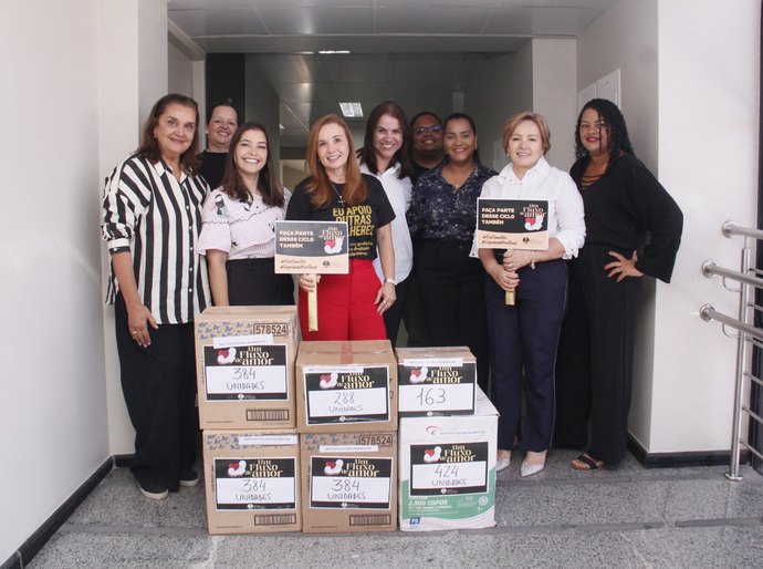 TJAL distribui 37 mil absorventes higiênicos a programa e instituições de Maceió