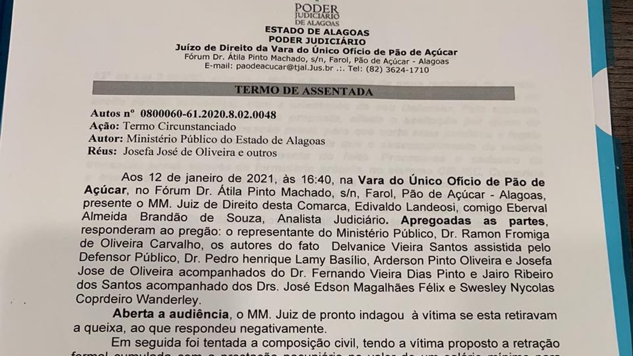 Justiça determina retratação de autores de fake news contra ex-primeira-dama de Pão de Açúcar