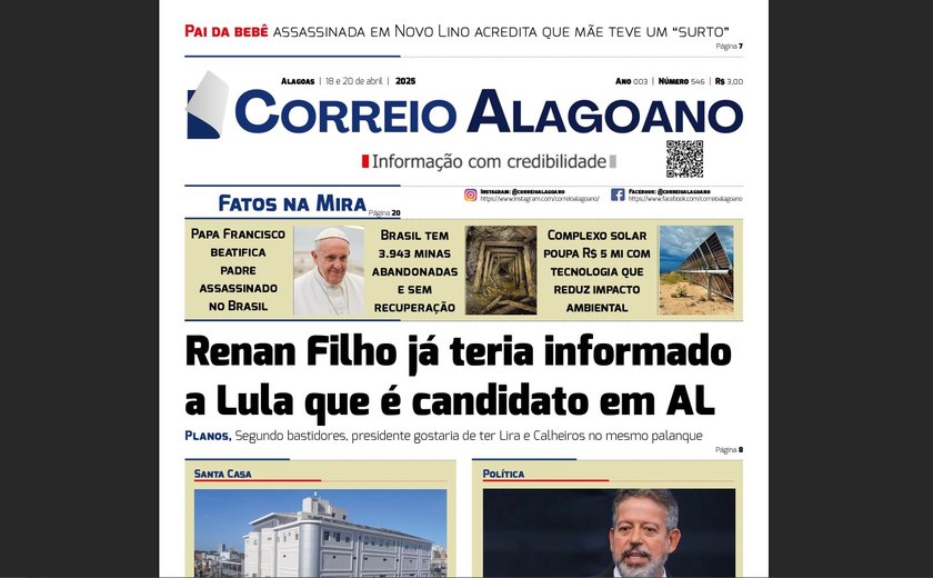 Renan Filho já teria informado a Lula que é candidato em Alagoas