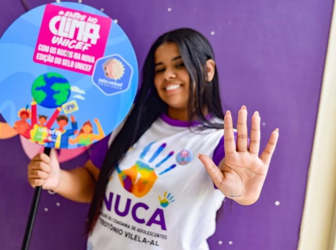 Arapiraca sedia novo encontro do Selo Unicef e mobiliza adolescentes de Alagoas pelo clima e pela cidadania