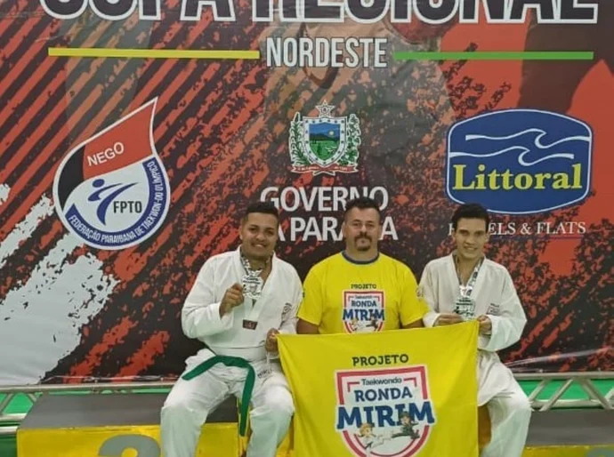Atletas do Ronda Mirim conquistam medalhas na Copa Regional Nordeste de Taekwondo em João Pessoa