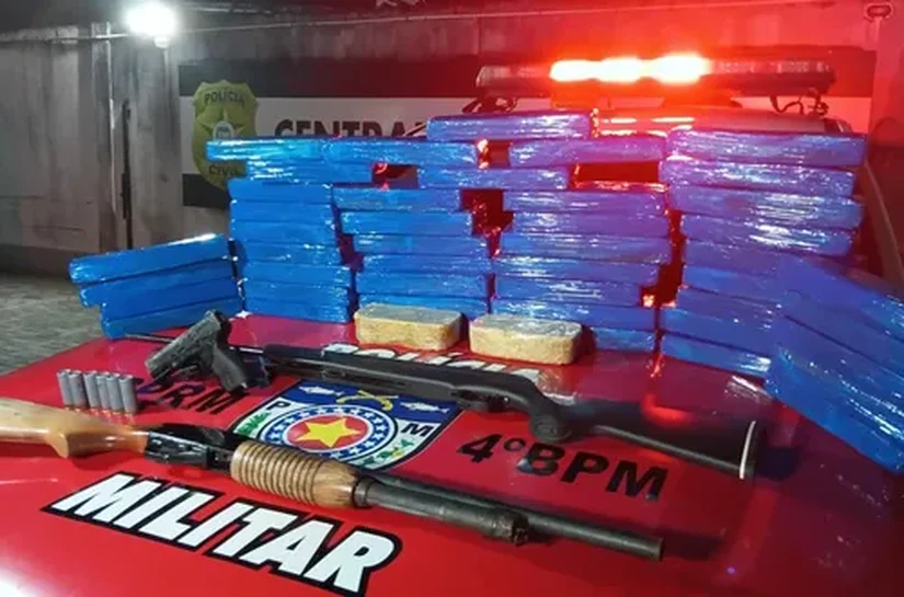 Suspeito de tráfico é preso em flagrante com 36kg de drogas em Maceió