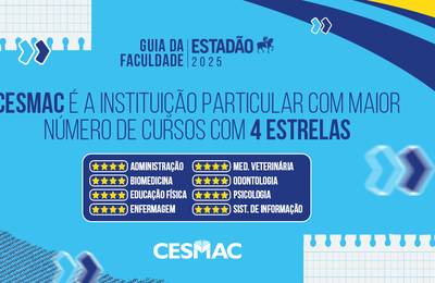Cesmac se consolida como referência em ensino superior e conquista destaque no Guia da Faculdade do Estadão