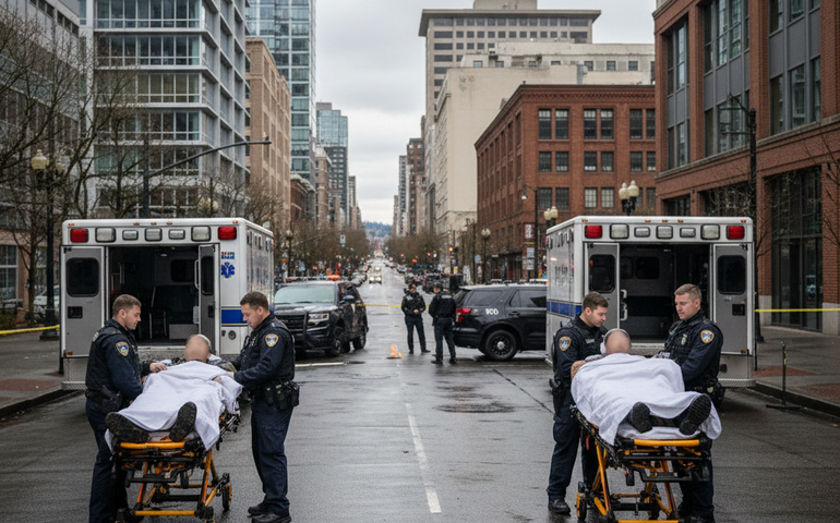 Agentes federais atiram e ferem duas pessoas em Portland