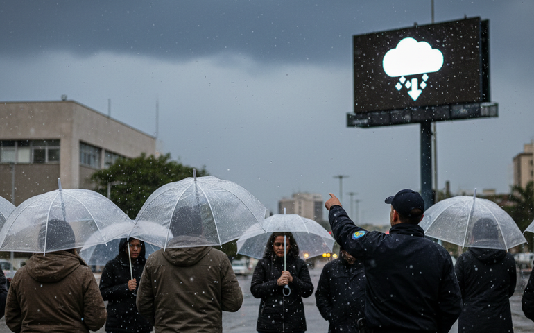 Defesa Civil de SP alerta para risco de granizo no primeiro dia de 2026