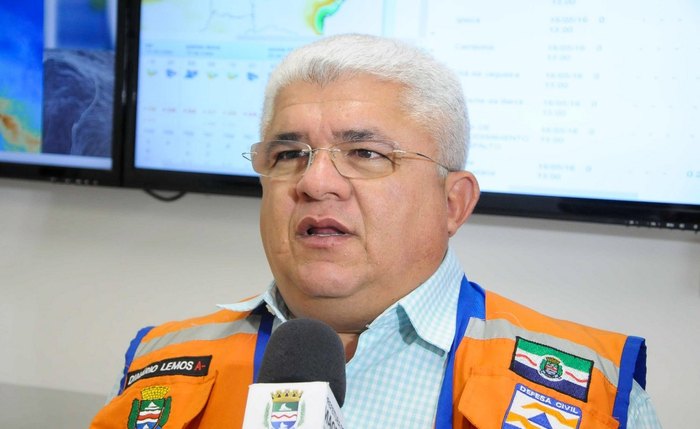 Dinário Lemos, coordenador municipal de Defesa Civil. Foto: Marco Antônio/ Secom Maceió