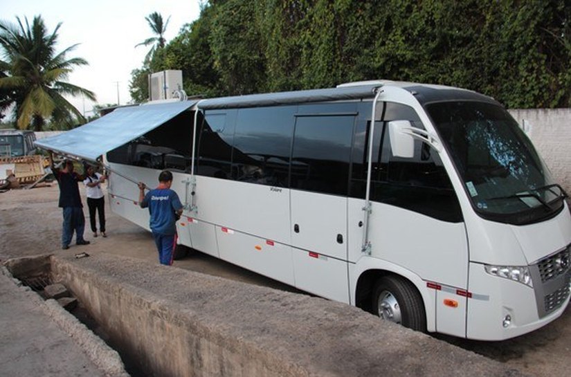 nibus para entrega voluntária de armas amplia ação em Arapiraca