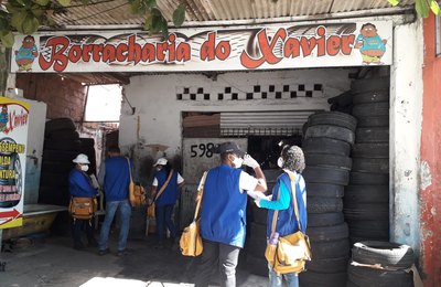 Prefeitura inicia Mutirão de Coleta de Pneus em borracharias de Maceió