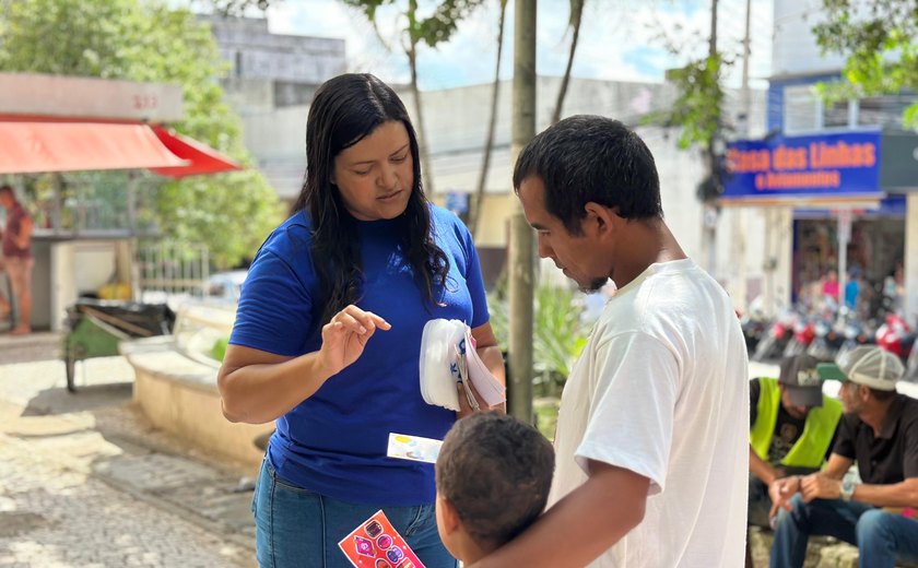 Prefeitura realiza ação de combate ao trabalho infantil no Centro de Arapiraca