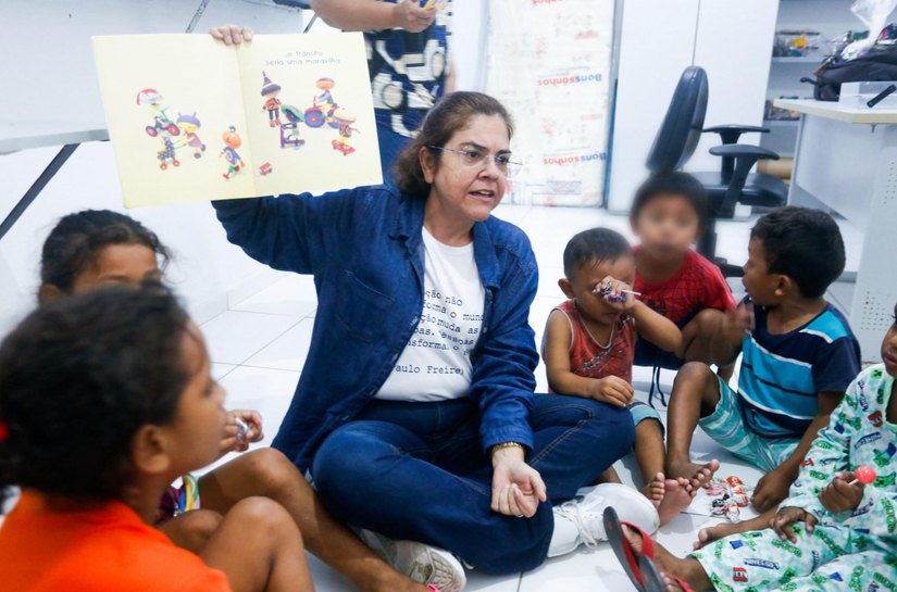 Secretaria realiza escuta de crianças venezuelanas para construção do Plano Estadual da 1ª Infância