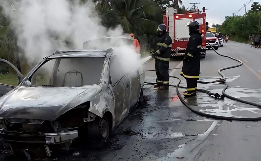 Incêndios em veículos crescem 130% em Alagoas em 2025, alerta Corpo de Bombeiros