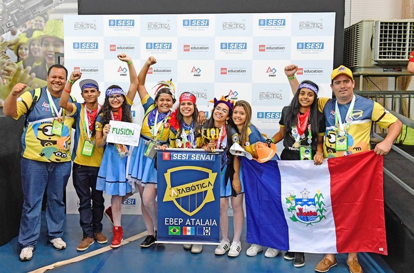 Escolas Sesi e Senai classificam-se para torneios internacionais de robótica