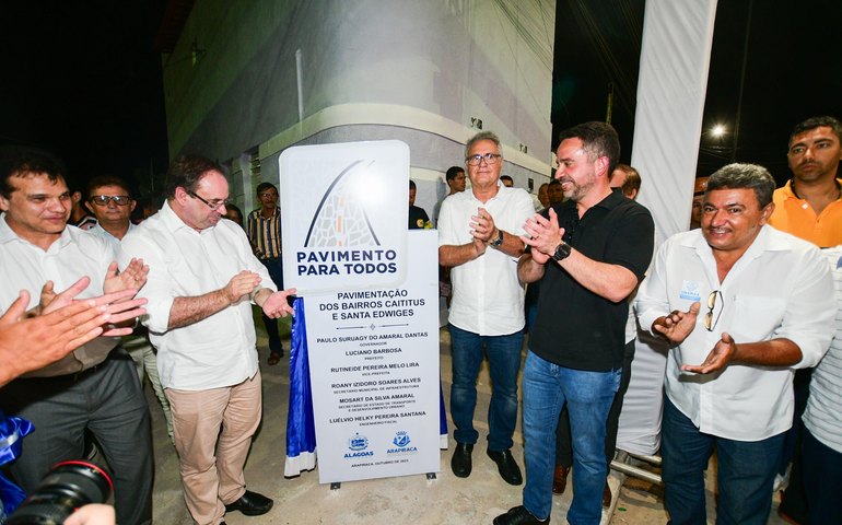 Paulo Dantas conclui entrega de 47 ruas pavimentadas no município de Arapiraca