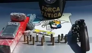 Suspeito de roubos e homicídios é preso após ser baleado em confronto na Grande Aracaju / Foto: Foto: Polícia Militar/SE