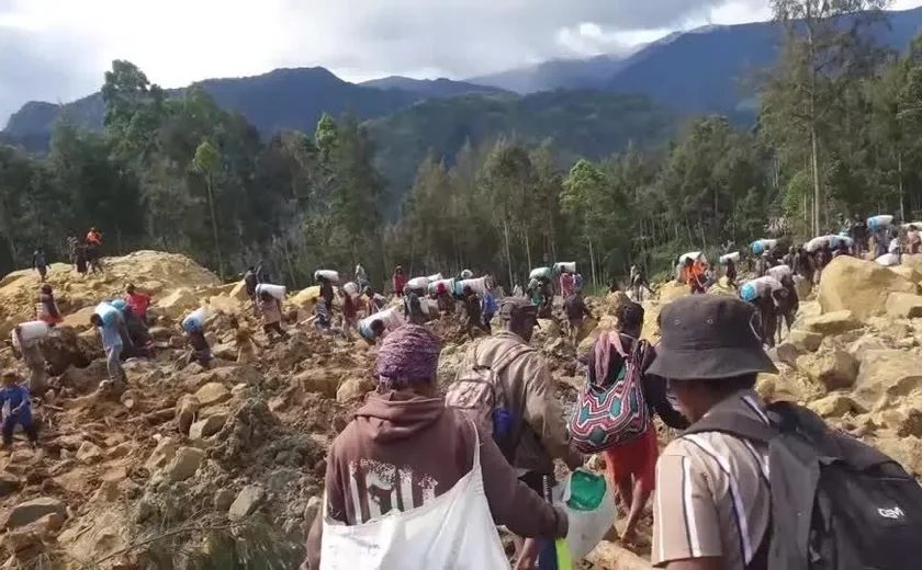 ONU considera 'pouco provável' encontrar sobreviventes após enorme deslizamento de terra em Papua-Nova Guiné