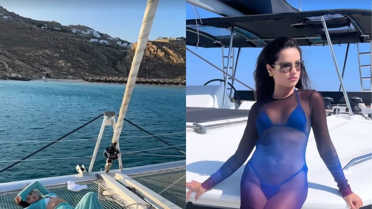 Juliette e Jade Picon curtem passeio de barco de mais de R$11 mil na Grécia