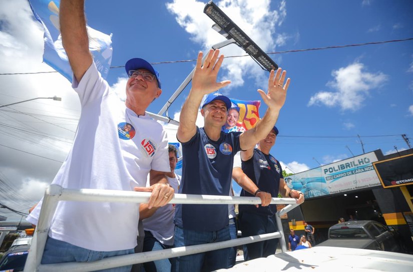 Caravana de Renan Filho arrasta multidão em Maceió, Rio Largo e Marechal Deodoro