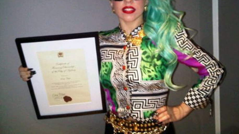 Lady Gaga é declarada cidadã honorária de Sidney