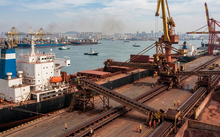 Minério de ferro avança 0,95% em Cingapura e acompanha alta em Dalian