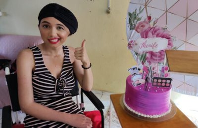 Prefeitura de Santana promove festa de aniversário para paciente do Programa Melhor em Casa