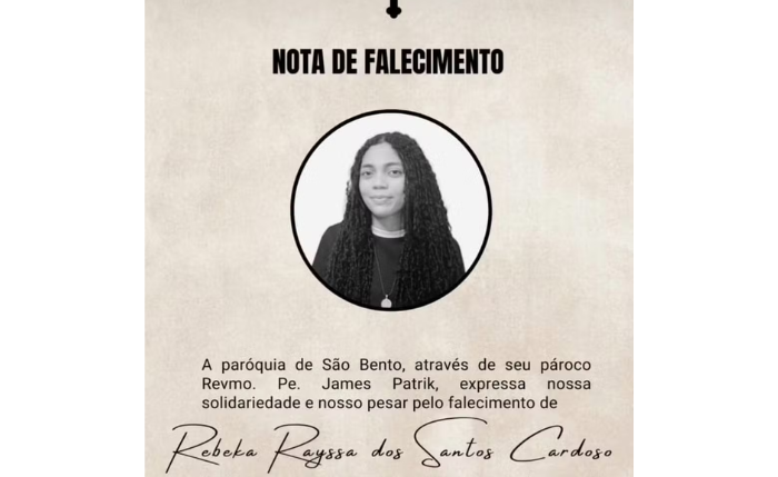 Nota da Paróquia de São Bento, em Maragogi