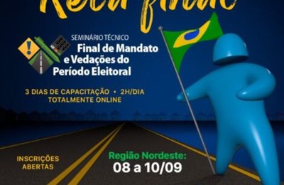 O que precisa ser atendido para evitar apontamentos será tratado no Seminário Final de Mandato