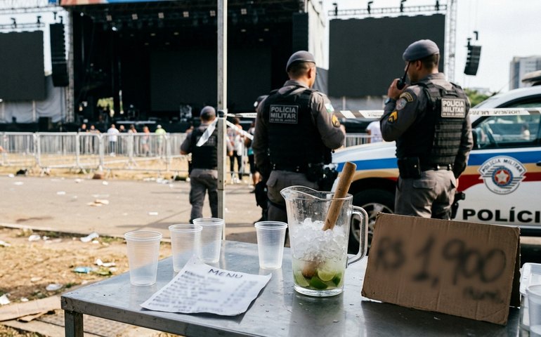 Operação Tatuí: caipirinha a R$ 1.800 resulta em prisão por extorsão em área do show de Shakira