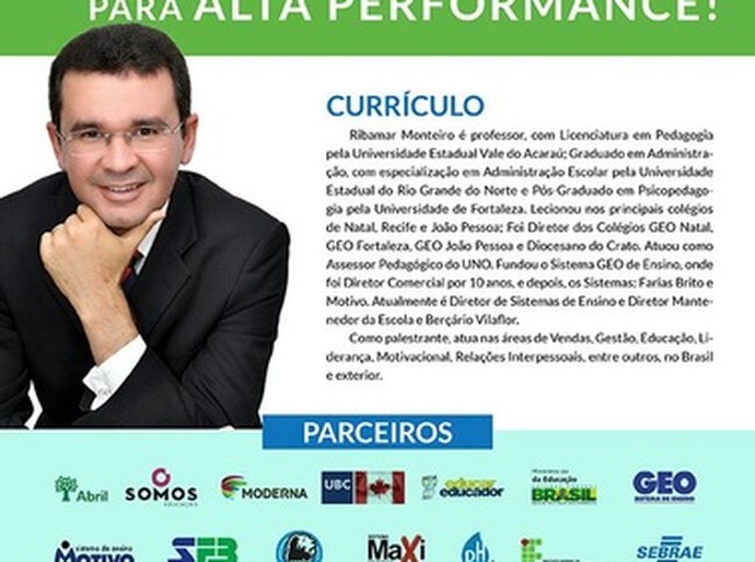 Educação de Cajueiro promove palestra com Ribamar Monteiro