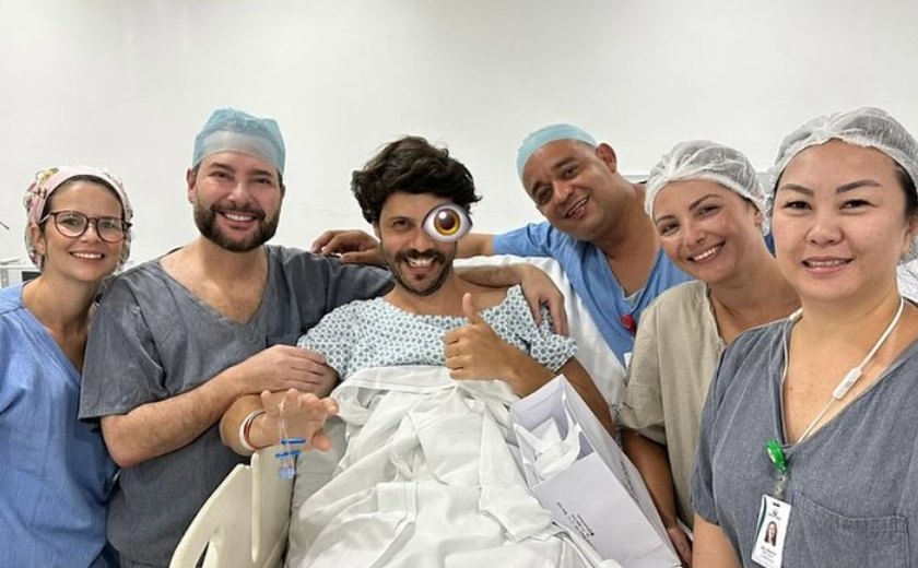 'Ficou bonitinho': Diogo Defante comemora cirurgia no olho e lembra diagnóstico 'muito pior' do que imaginava