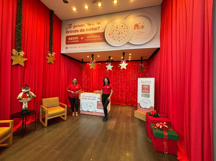 Clientes do Partage Arapiraca ganham brinde especial na nova campanha de Natal