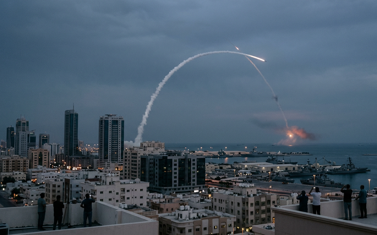 Bahrein intercepta mísseis e drones iranianos; Catar pede cautela à população