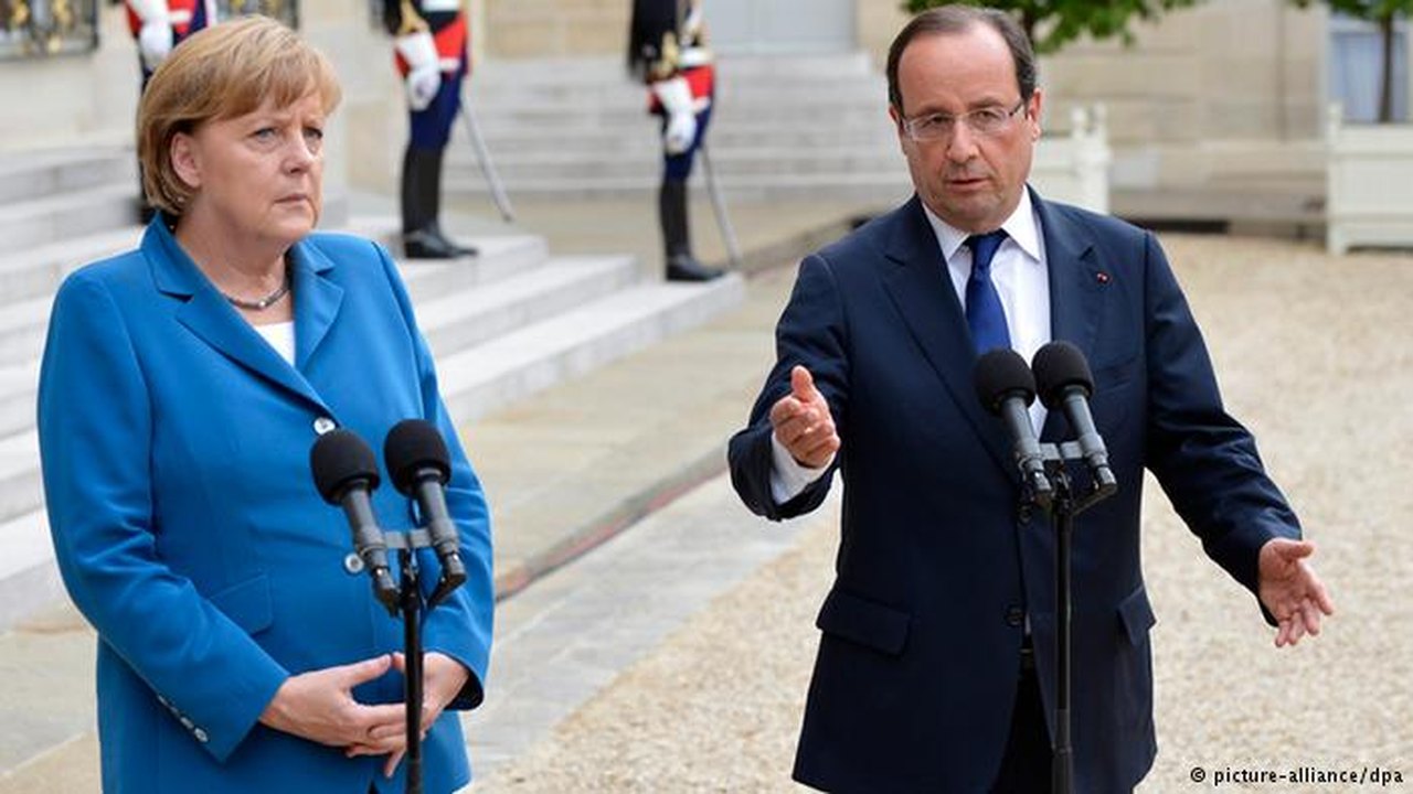 Merkel e Hollande relançam em Berlim eixo franco-alemão
