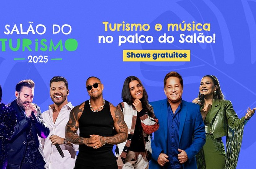 Atrações confirmadas! Veja quem vai agitar o palco do Salão do Turismo