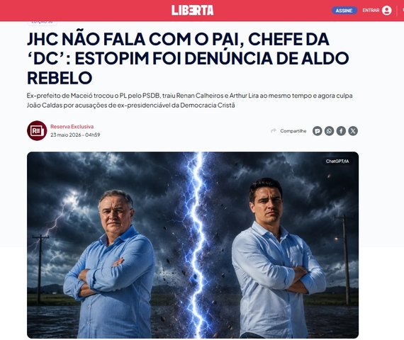 Escândalo do Master gera crise entre JHC e o pai, João Caldas, diz revista