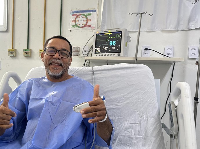 Atendimento rápido e qualificado do HGE salva a vida de morador do Vergel do Lago